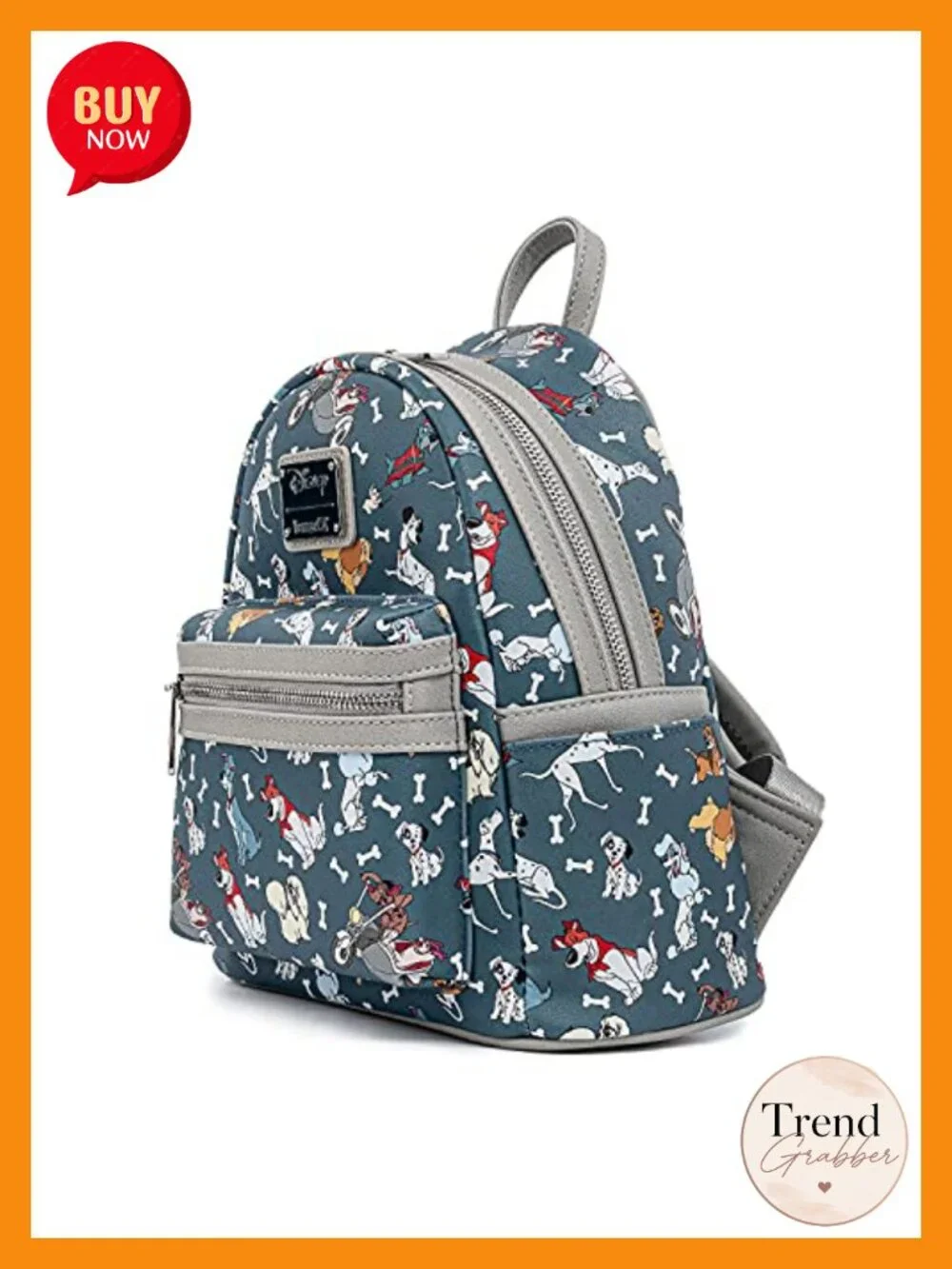 Loungefly Disney Dogs Mini Backpack Faux Leather Fashion Backpack